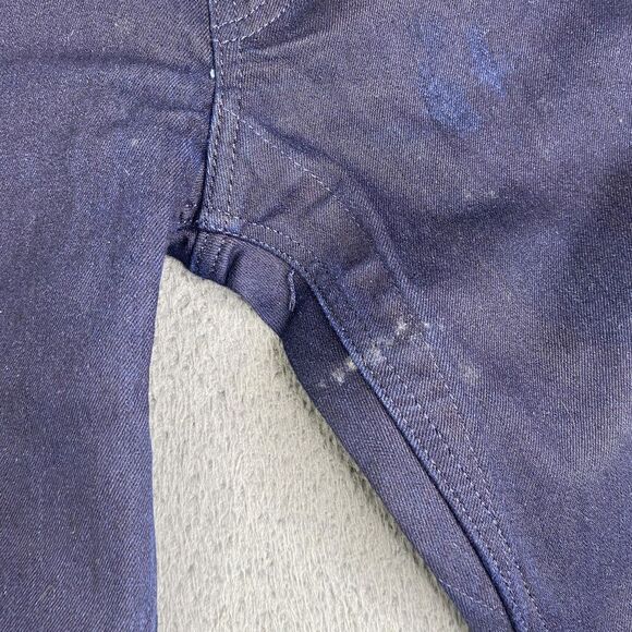 Levis 511 Jeans Mens 33x32 Blue Slim Fit Stretch Denim Pants Stain Flaw Commuter - Picture 6 of 14